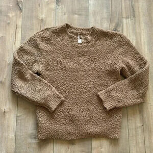 Skims Cozy Teddy Pullover Sweater Kids Unisex Sz 8/10